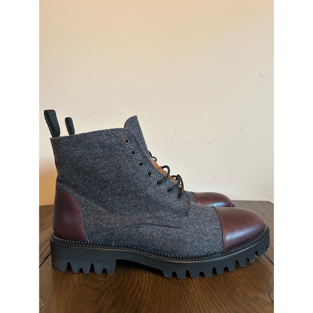 Taft Jill Boots Women's Size 8 EU 41 in Grey/Oxblood
